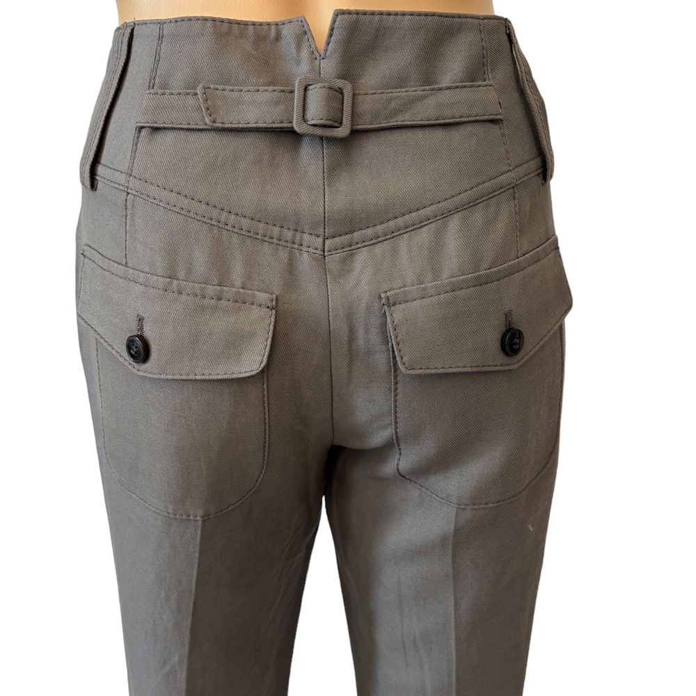 Marc Aurel Gray Stitch Detail Pants - Picture 6 of 13
